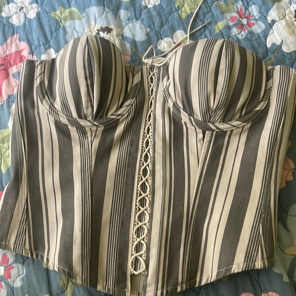 Denim supply RL sz 10 cotton corset